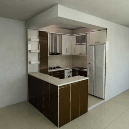 طراحی کابینت آشپزخانه,فضای آشپزخانه,کابینت آشپزخانه