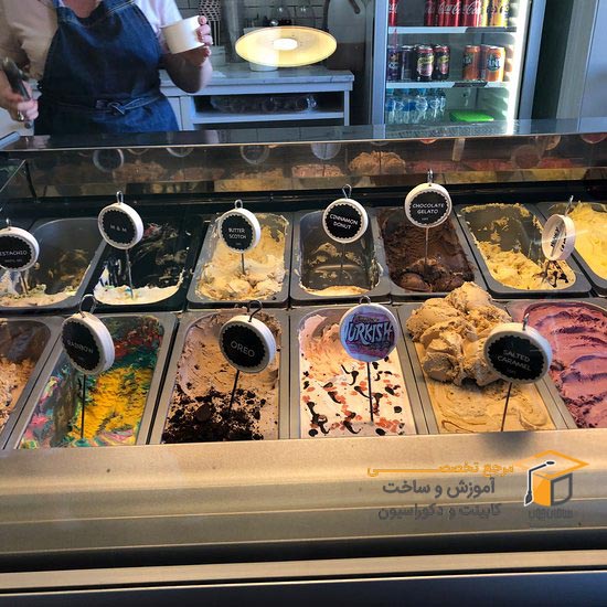 تابلو بستنی فروشی